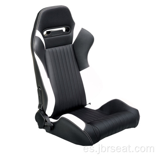 PVC ajustable negro y amarillo con asiento para el automóvil